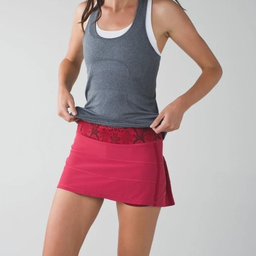 Lululemon Cranberry Pace Rival Skirt 4 Regular - Picture 10 of 10